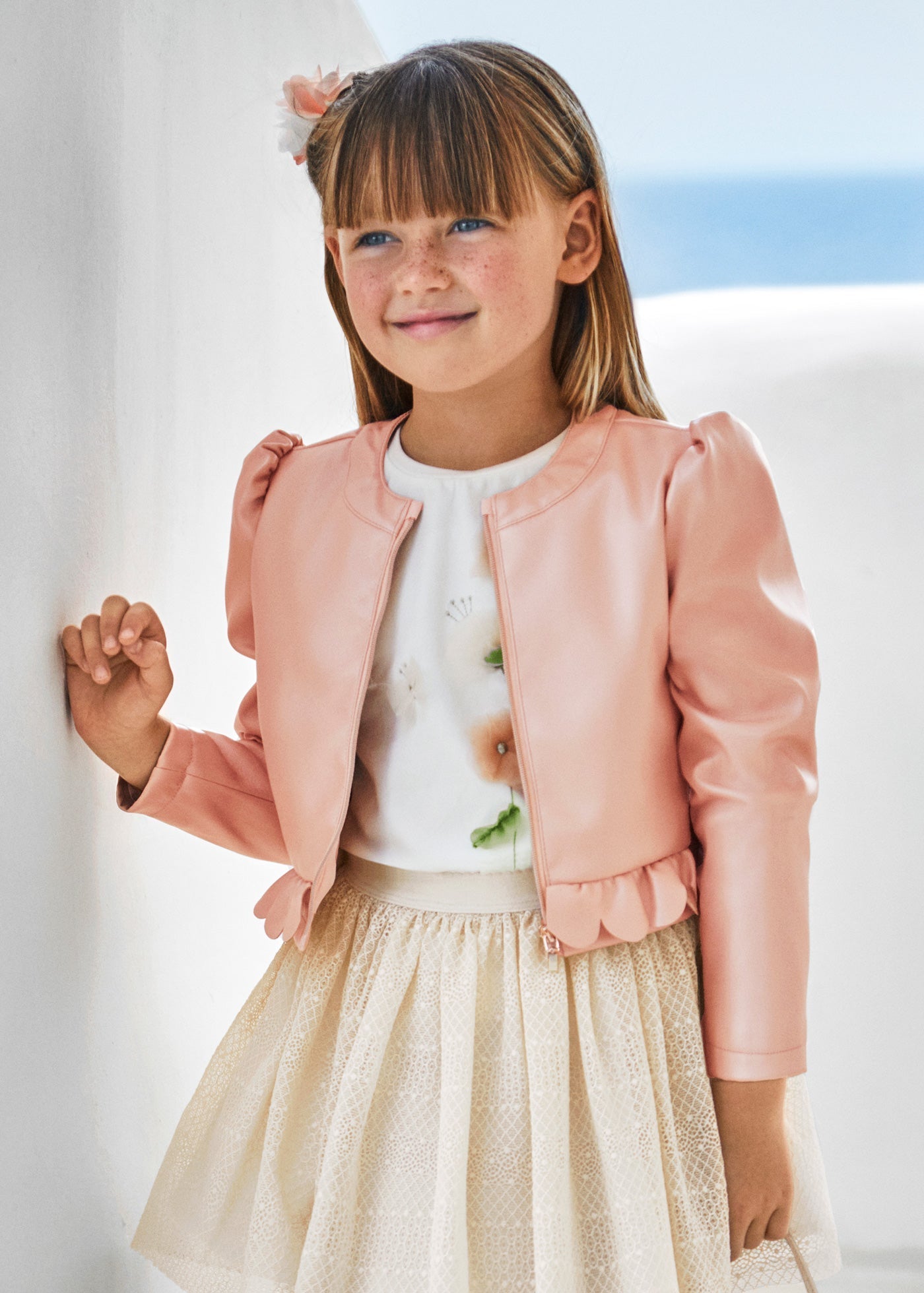 3470 - Jacket for girl - Rose