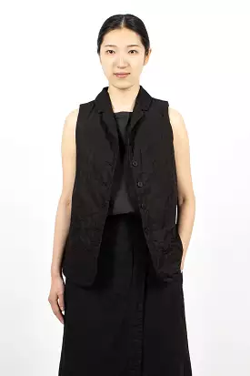 4424 Sleeveless Blazer CC Black