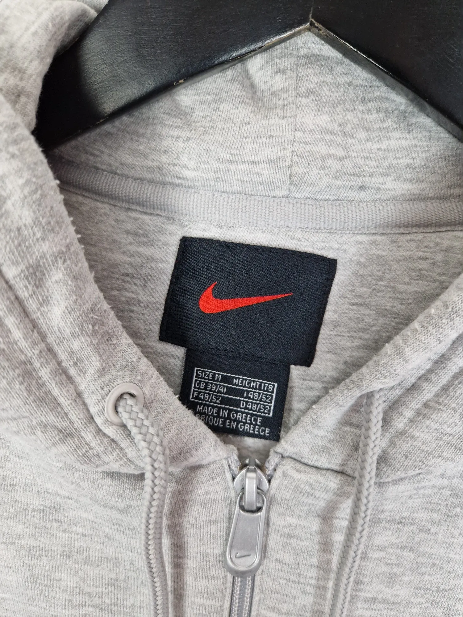 90's Nike Full Zip Hoodie - Size Medium (Oversized)