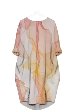 ABSTRACT ART 1- BEAUTIFUL WOMAN 3D POCKET DRESS