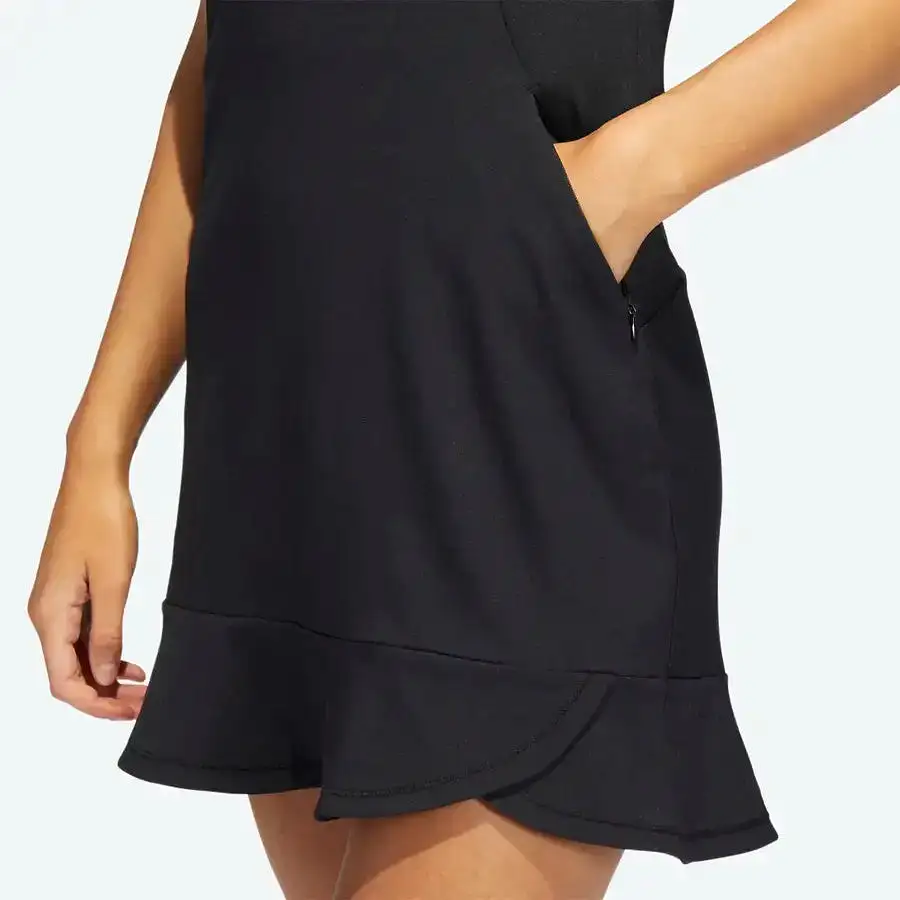 Adidas Ladies Frill Dress - Black