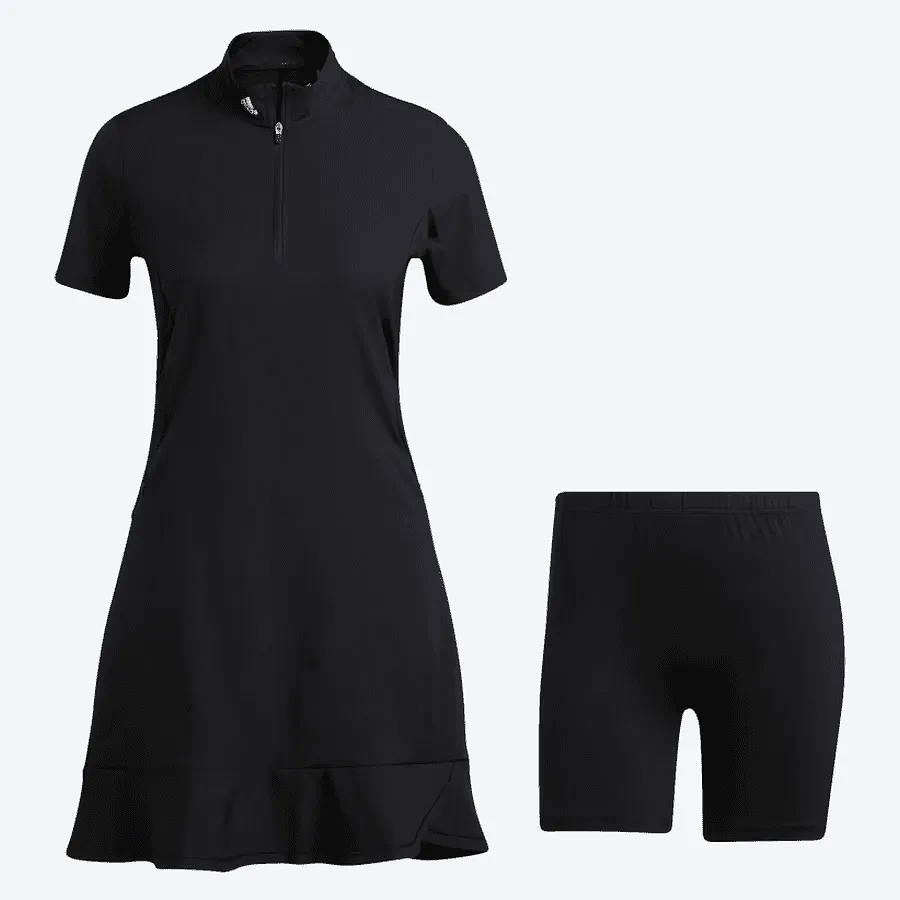 Adidas Ladies Frill Dress - Black