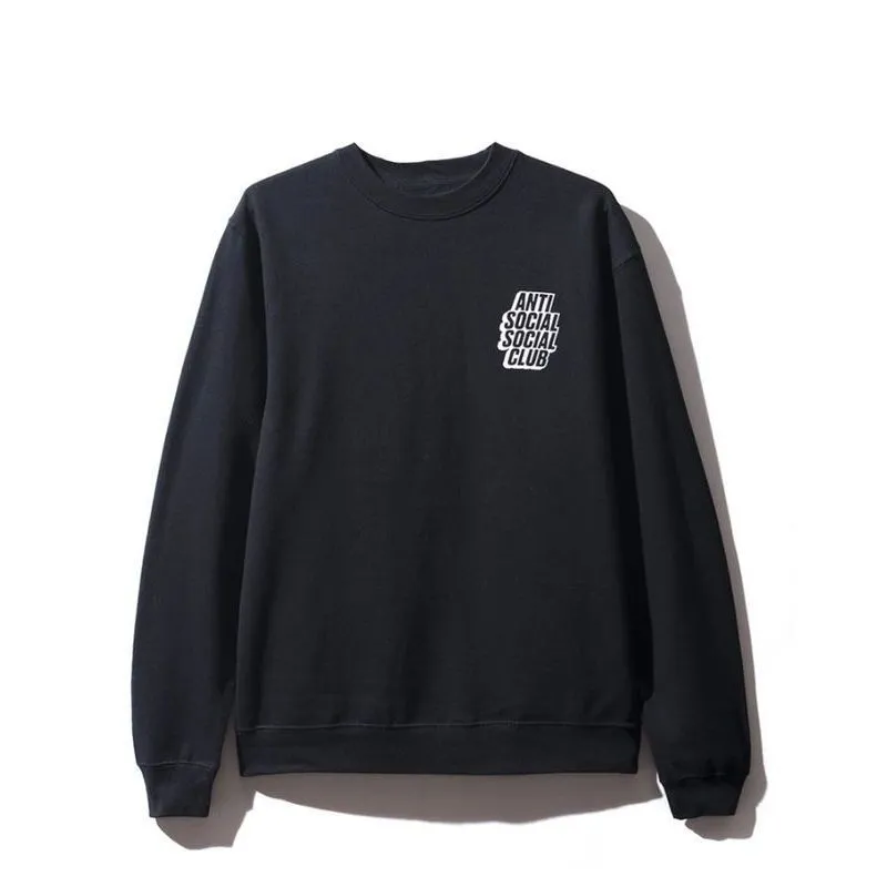 ANTI SOCIAL SOCIAL CLUB  |Crew Neck Unisex Street Style Logo Sweatshirts