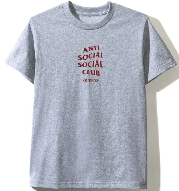 ANTI SOCIAL SOCIAL CLUB  |Crew Neck Unisex Street Style Plain Cotton Short Sleeves