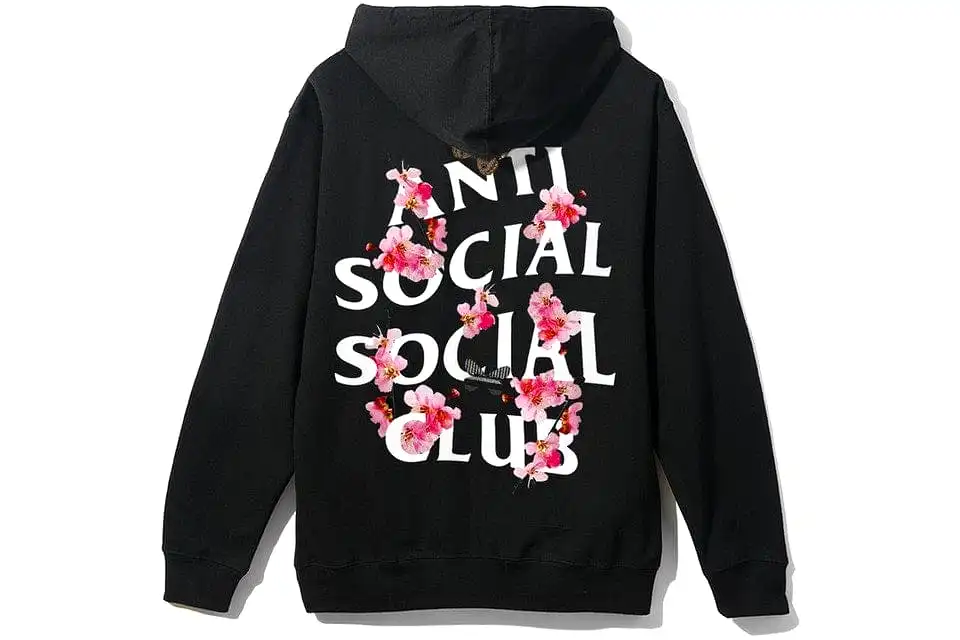 ANTI SOCIAL SOCIAL CLUB HOODIE KKOCH BLACK