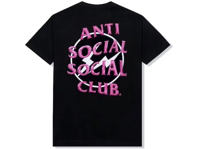 ANTI SOCIAL SOCIAL CLUB  |Street Style Collaboration Plain Short Sleeves Logo T-Shirts