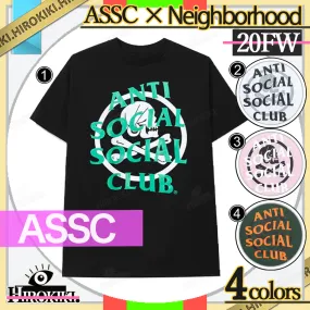 ANTI SOCIAL SOCIAL CLUB  |Unisex Street Style Collaboration Logo T-Shirts