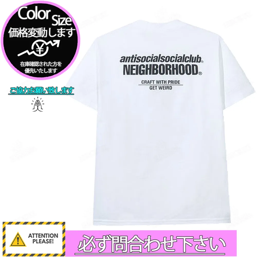 ANTI SOCIAL SOCIAL CLUB  |Unisex Street Style Collaboration Logo T-Shirts