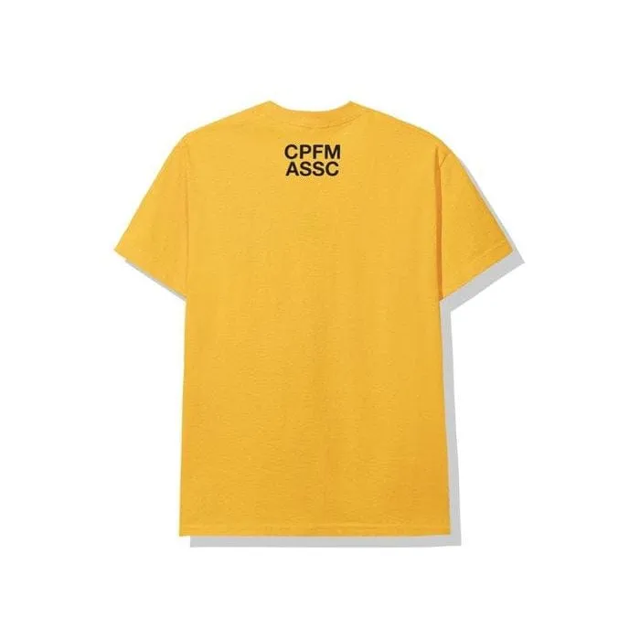 ANTI SOCIAL SOCIAL CLUB X CPFM TEE YELLOW