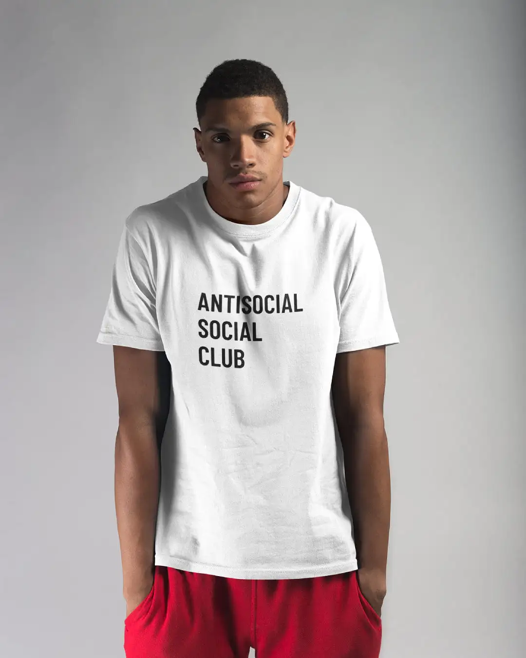 Antisocial Social Club White Cotton Tee