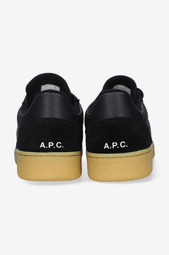 A.P.C. leather sneakers Plain PUAAW-M56112 WHITE white color