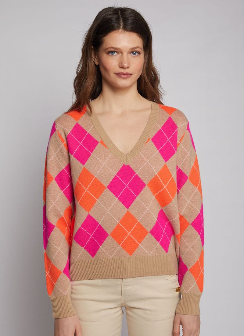 Argyle Pullover