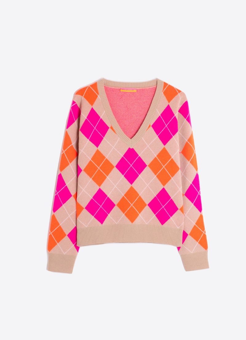 Argyle Pullover