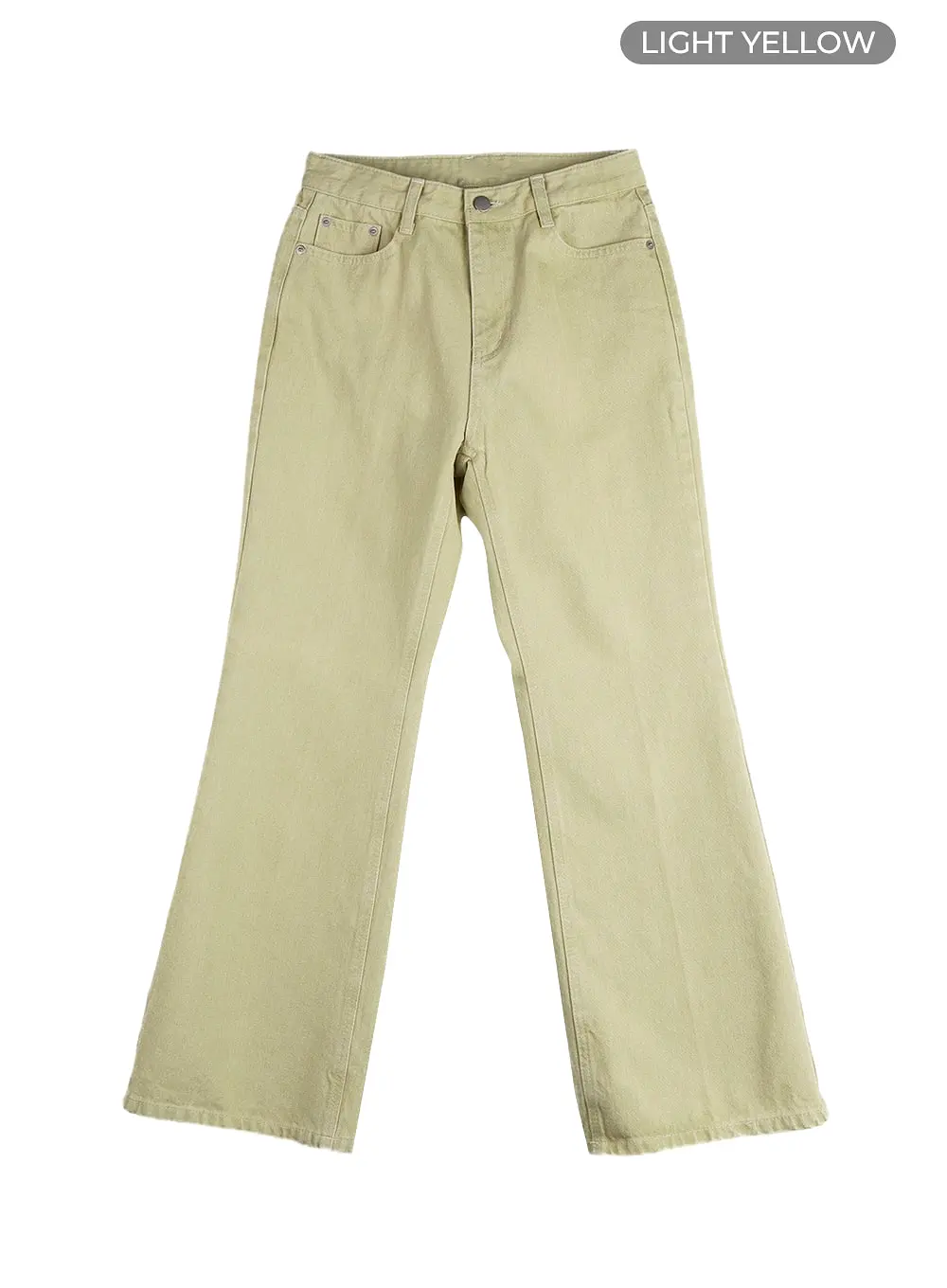 Basic Straight Leg Bootcut Pants OM405