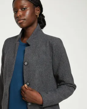 Beas Coat - Heather Charcoal