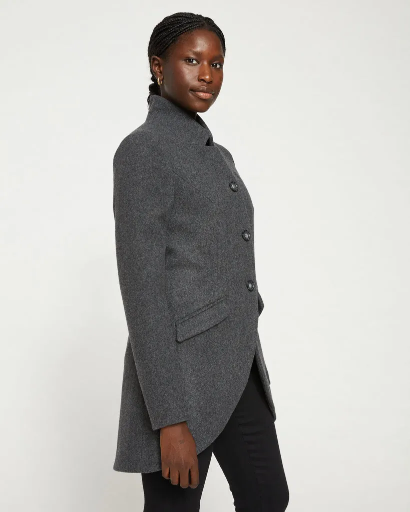 Beas Coat - Heather Charcoal