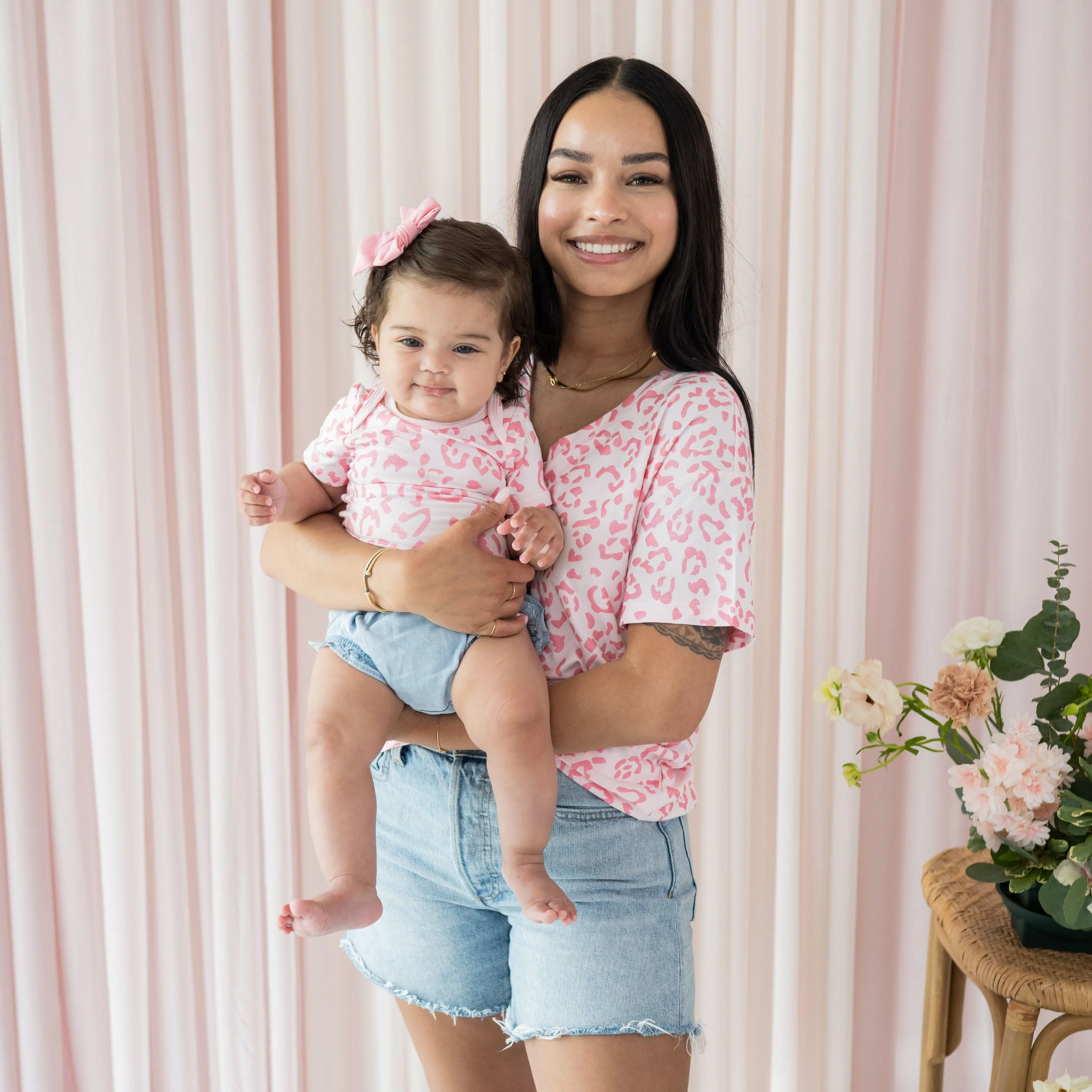 Bodysuit in Sakura Leopard