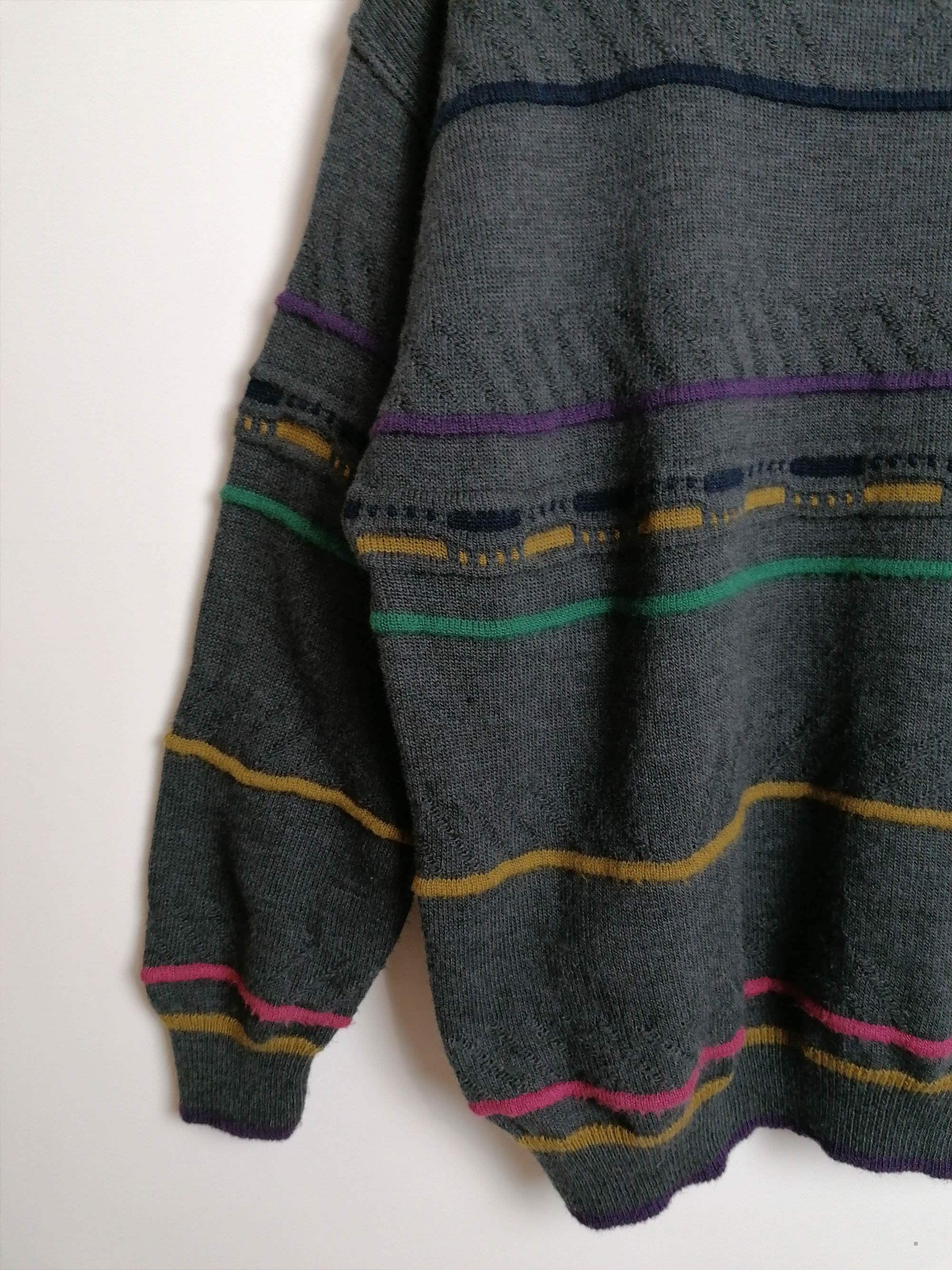 BOSCH Textil Retro Pattern Unisex Grandpa Sweater - size M-L / 52