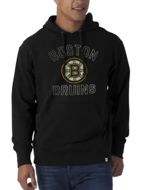 Boston Bruins 47 Brand Jet Black Striker Pullover Hoodie Sweatshirt