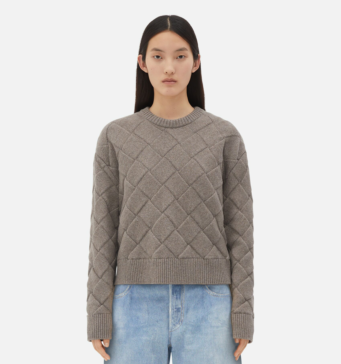 BOTTEGA VENETA  |Intreccio wool sweater