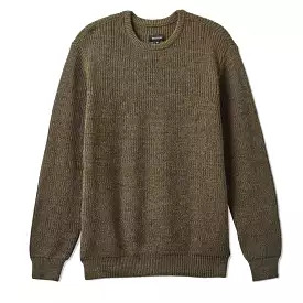 Brixton Landmark Crew Sweater Heather Brown