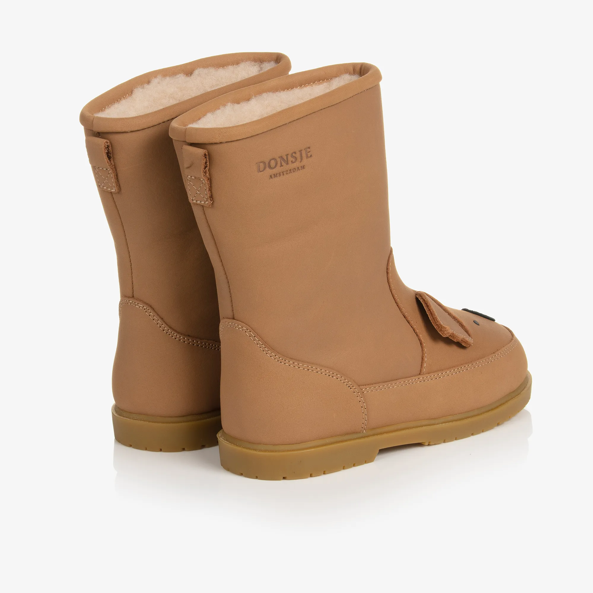 Brown Leather Koala Boots