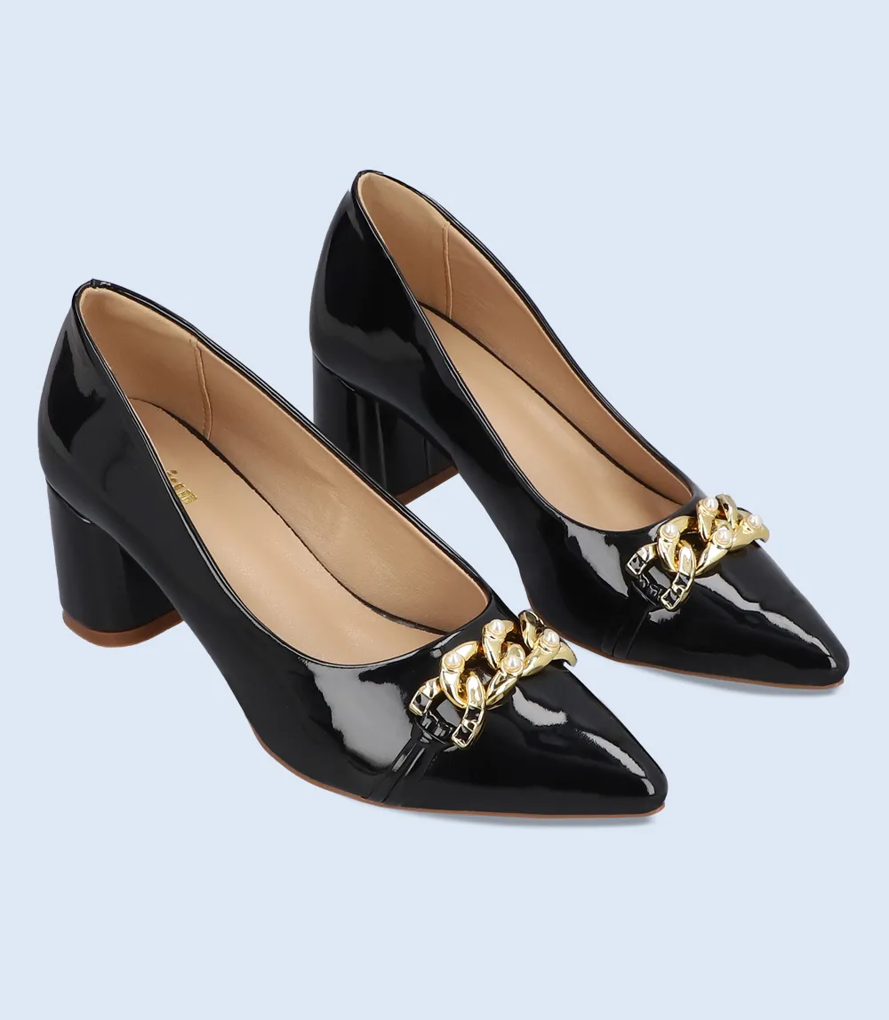 BW8633-BLACK-Women Casual Court Shoes