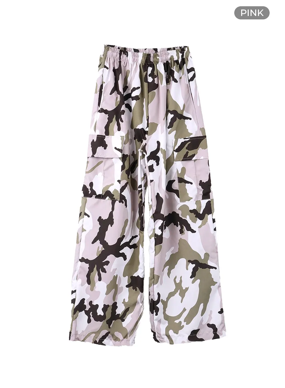 Camo Cargo Baggy Pants (UNISEX) CF423