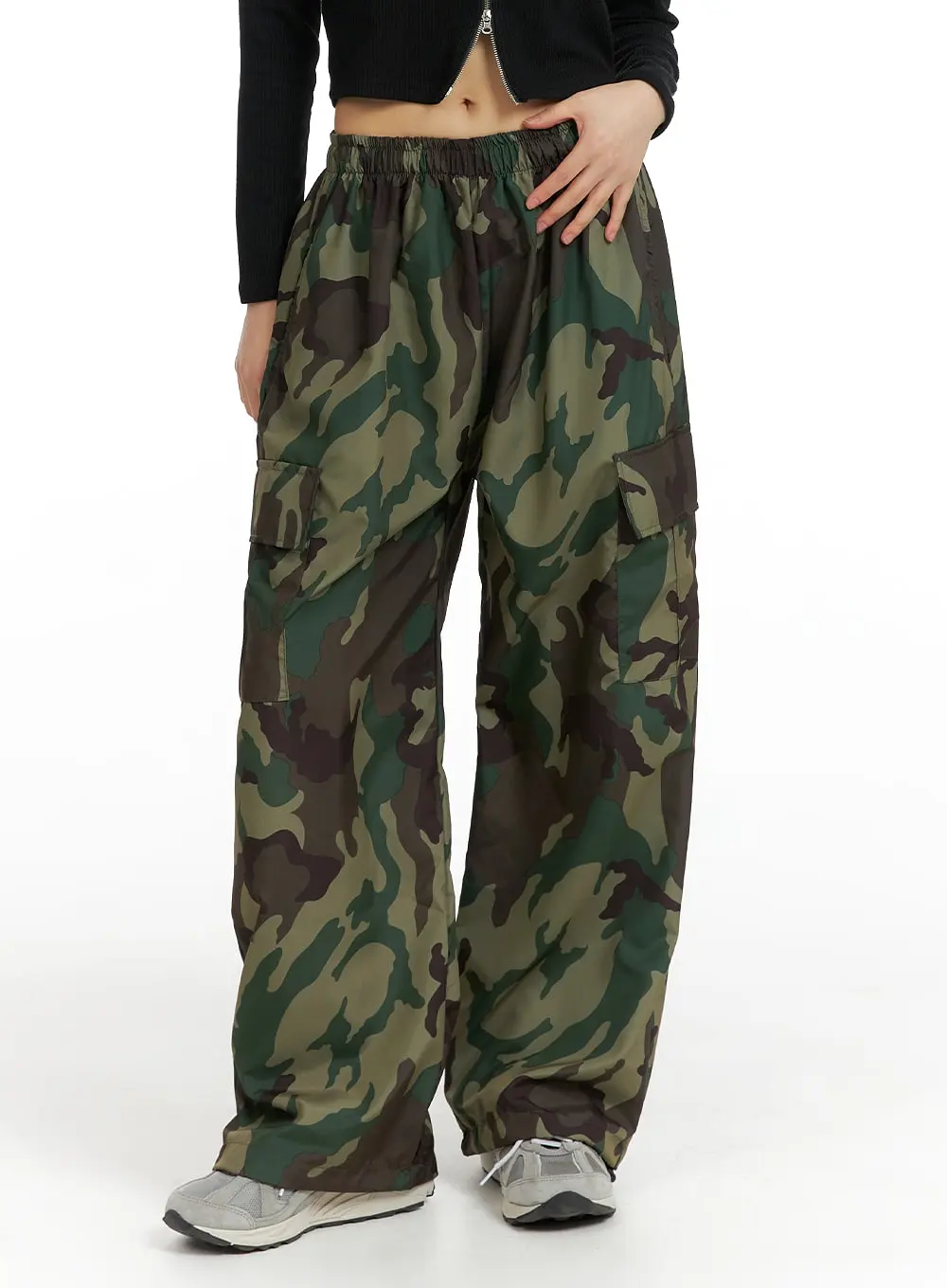 Camo Cargo Baggy Pants (UNISEX) CF423