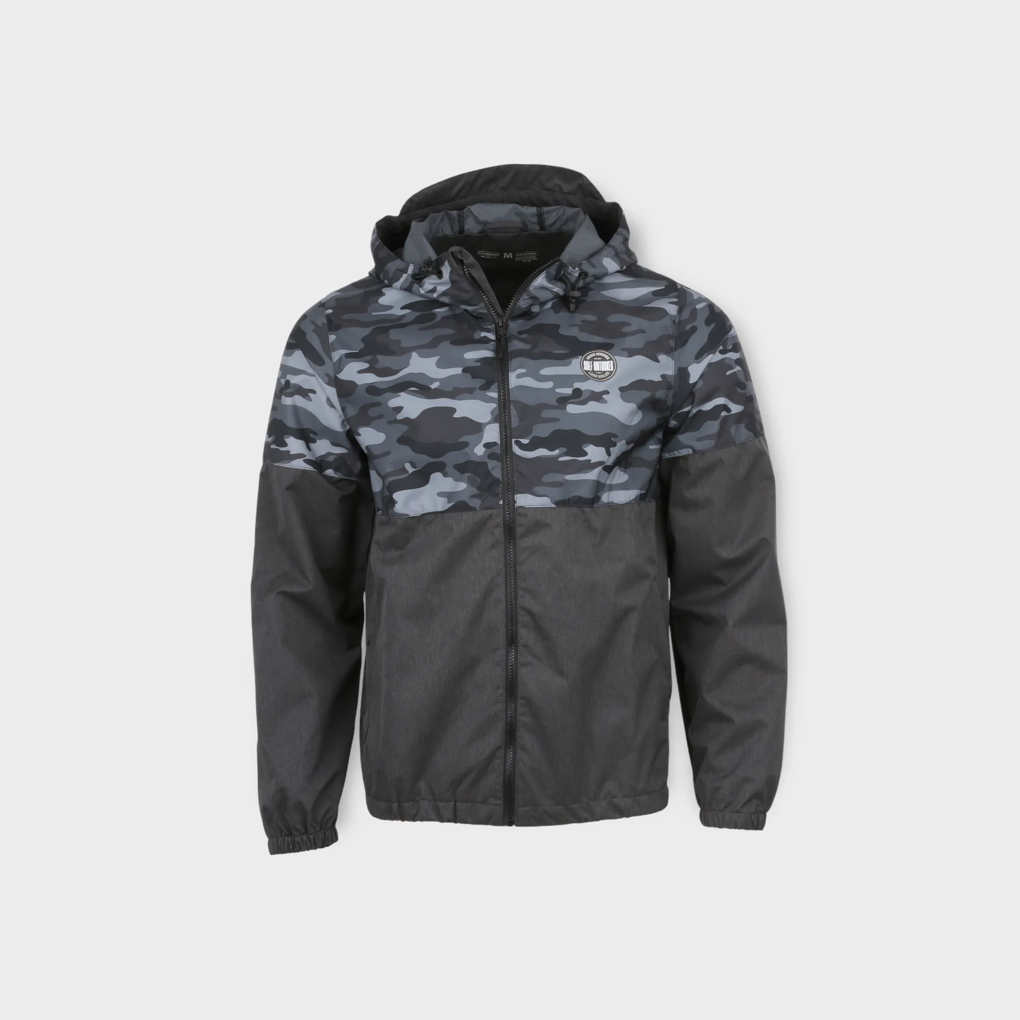 Camo Full-Zip Water Resistant Jacket