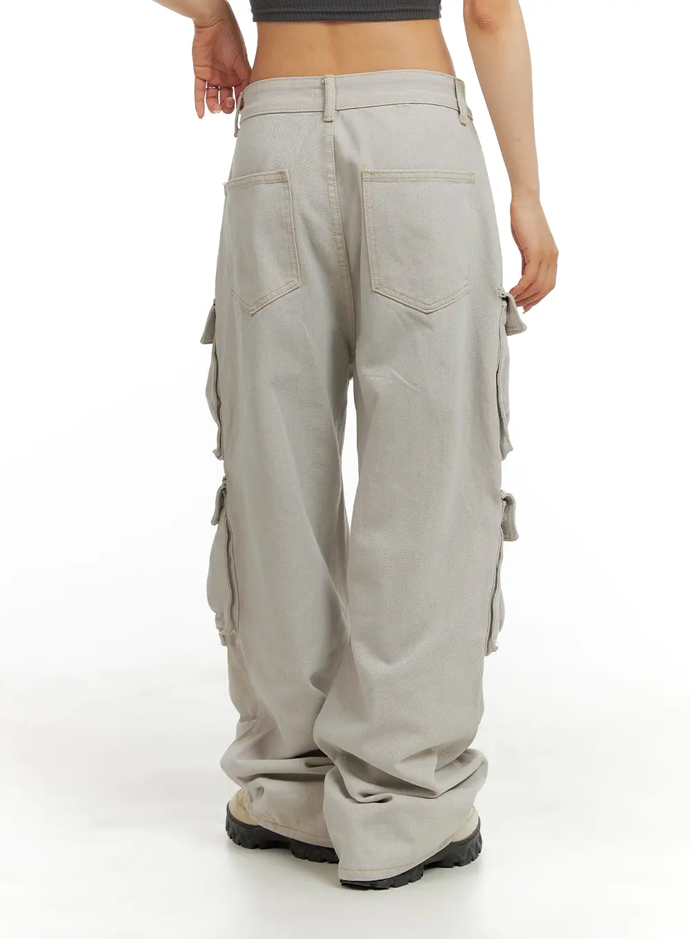 Cargo Pocketed Baggy Pants CM426