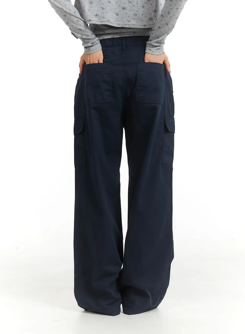 Cargo Straight Leg Pants OM404