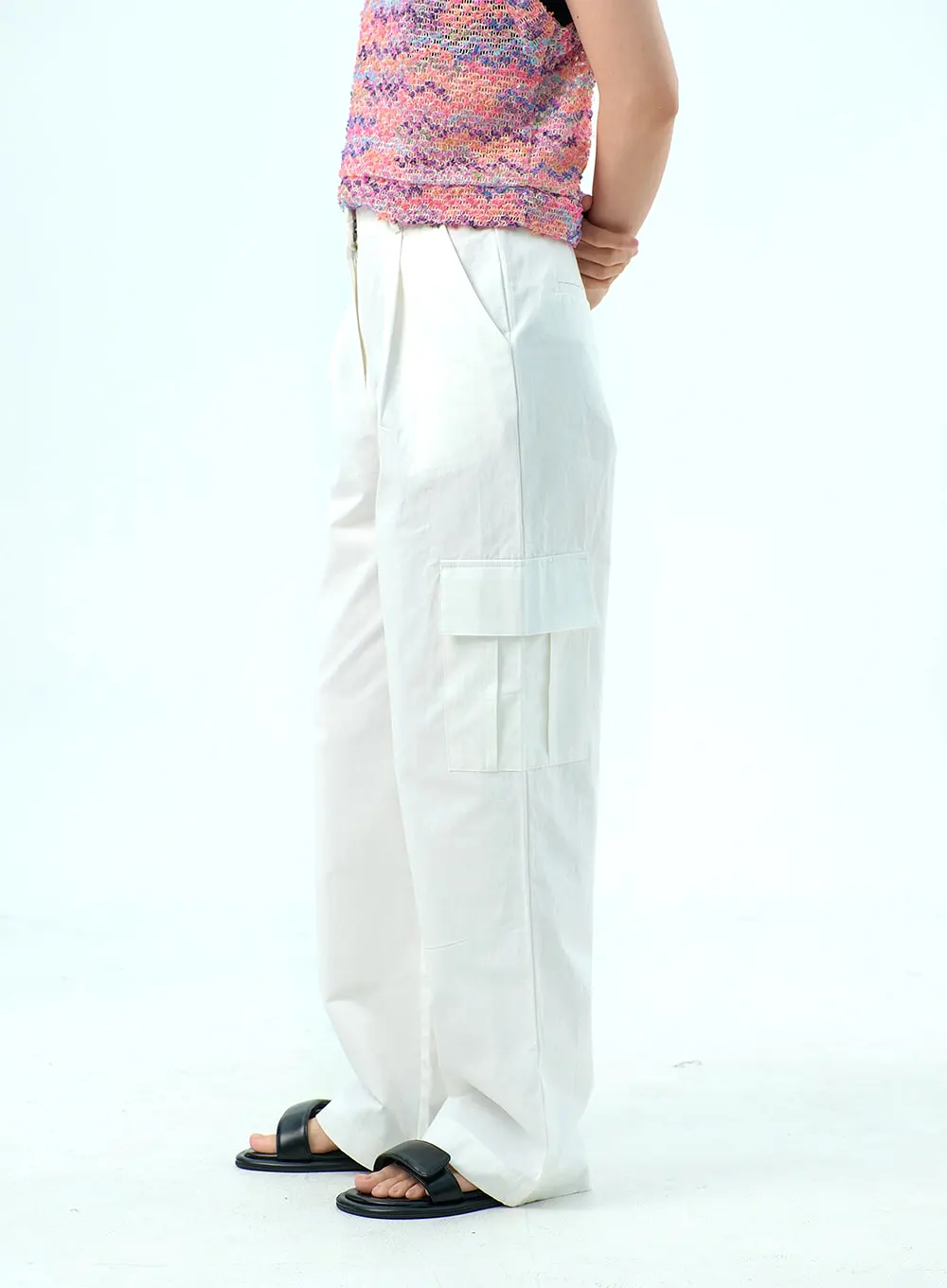 Cargo Wide Pants OY318