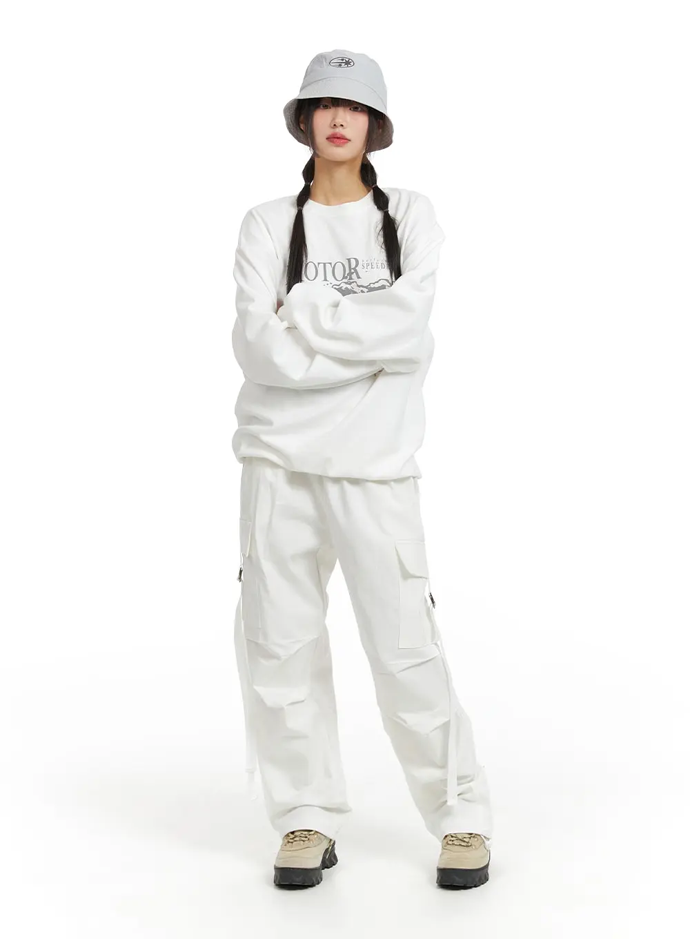 Cargo Wide Pants (UNISEX) CF423