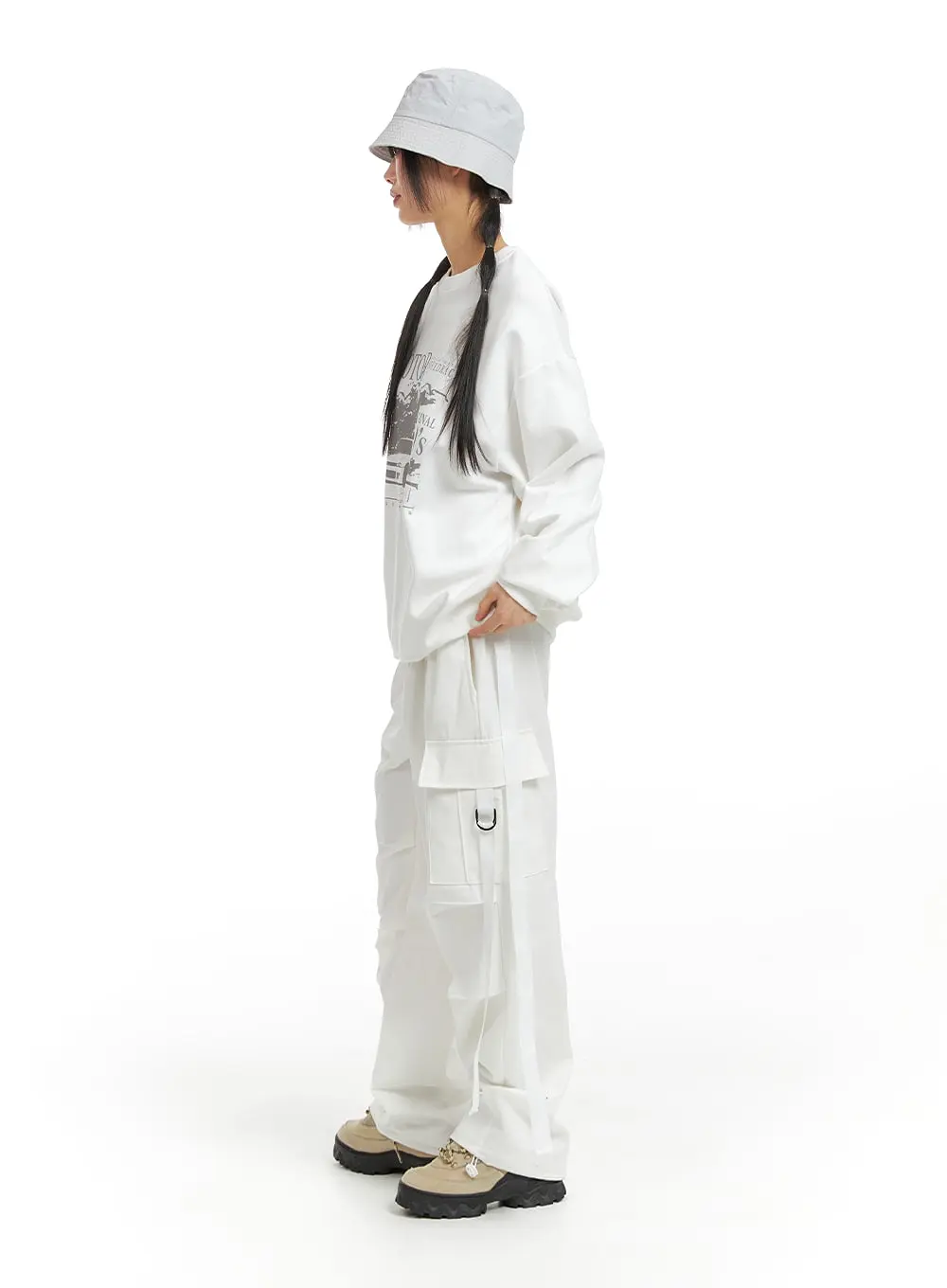 Cargo Wide Pants (UNISEX) CF423