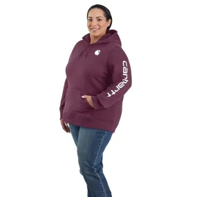 Carhartt Women's Sleeve Logo Sweatshirt - Plus