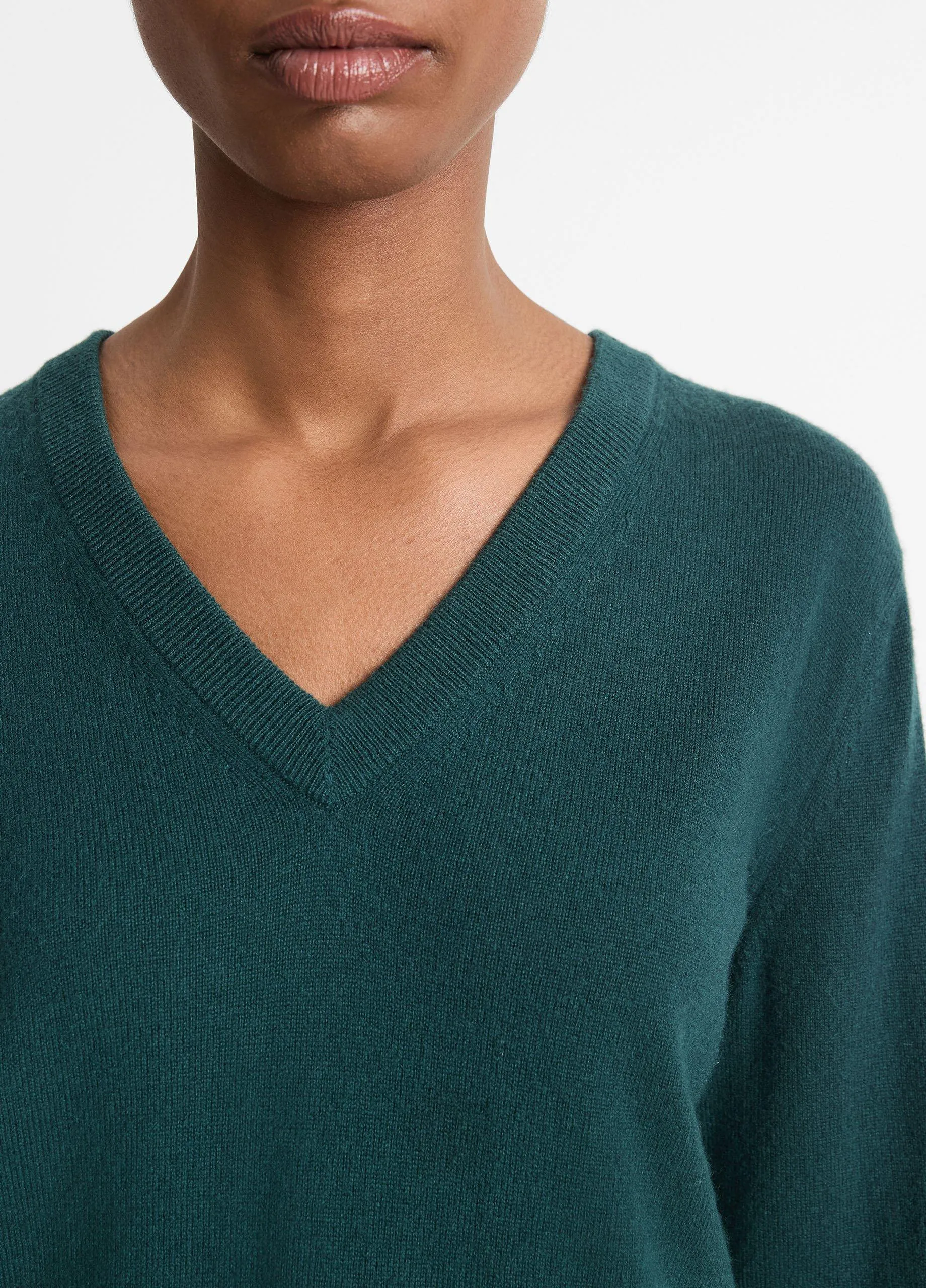 Cashmere Casual V-Neck Sweater