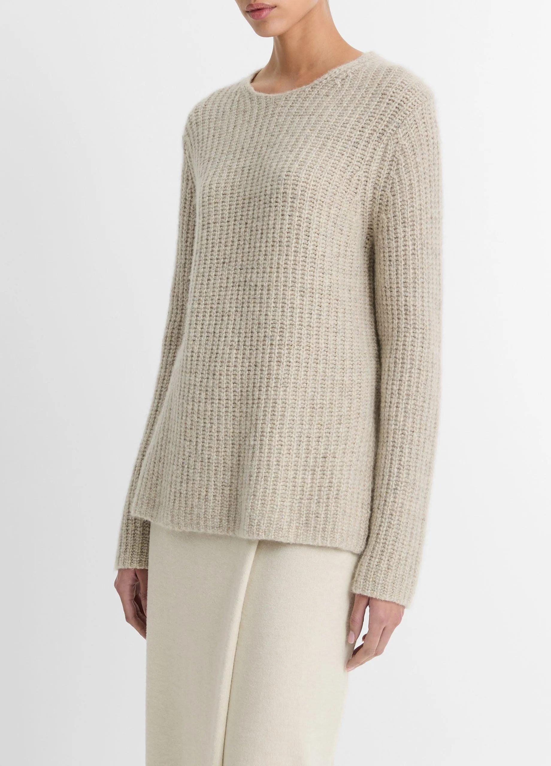 Cashmere Donegal Tunic Sweater