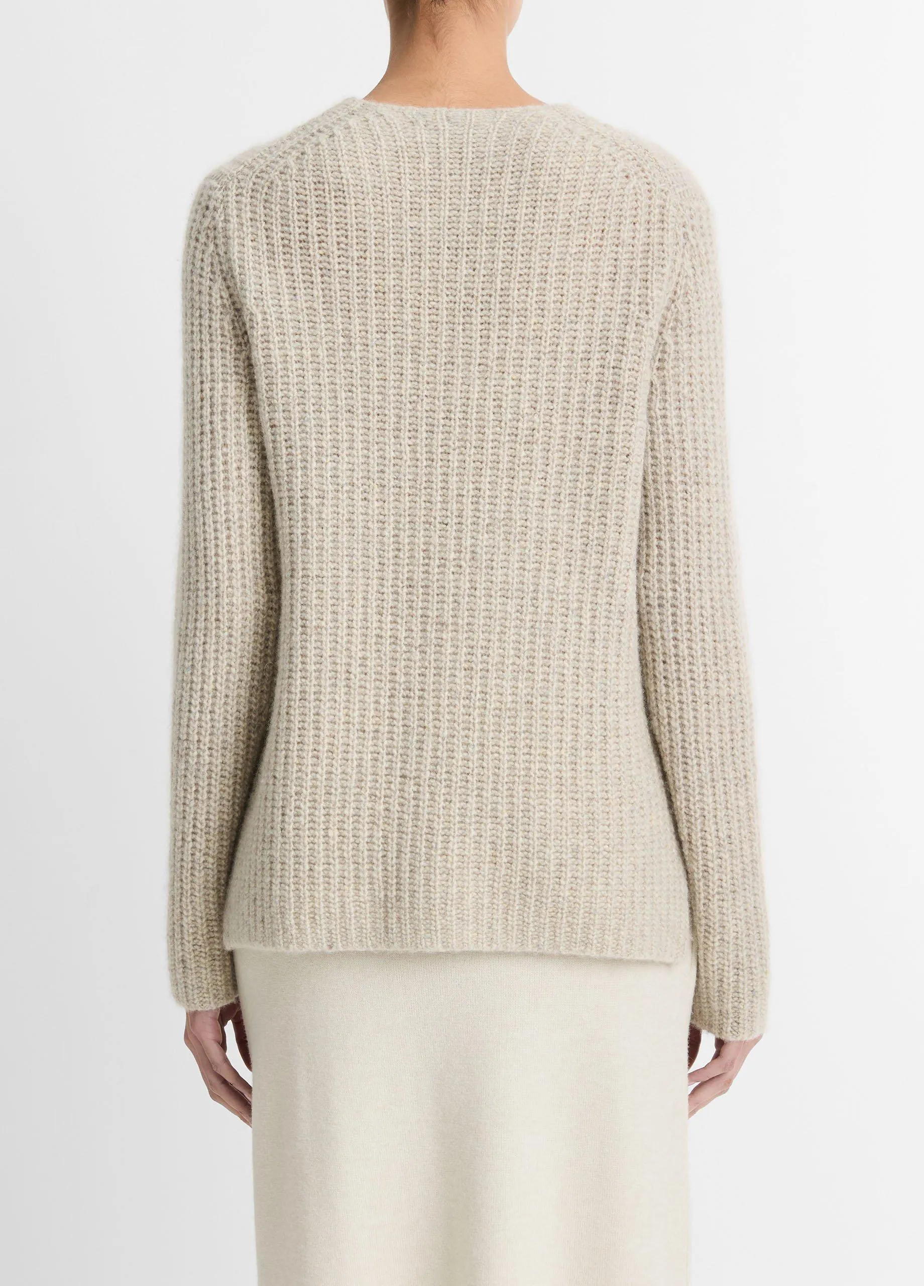 Cashmere Donegal Tunic Sweater