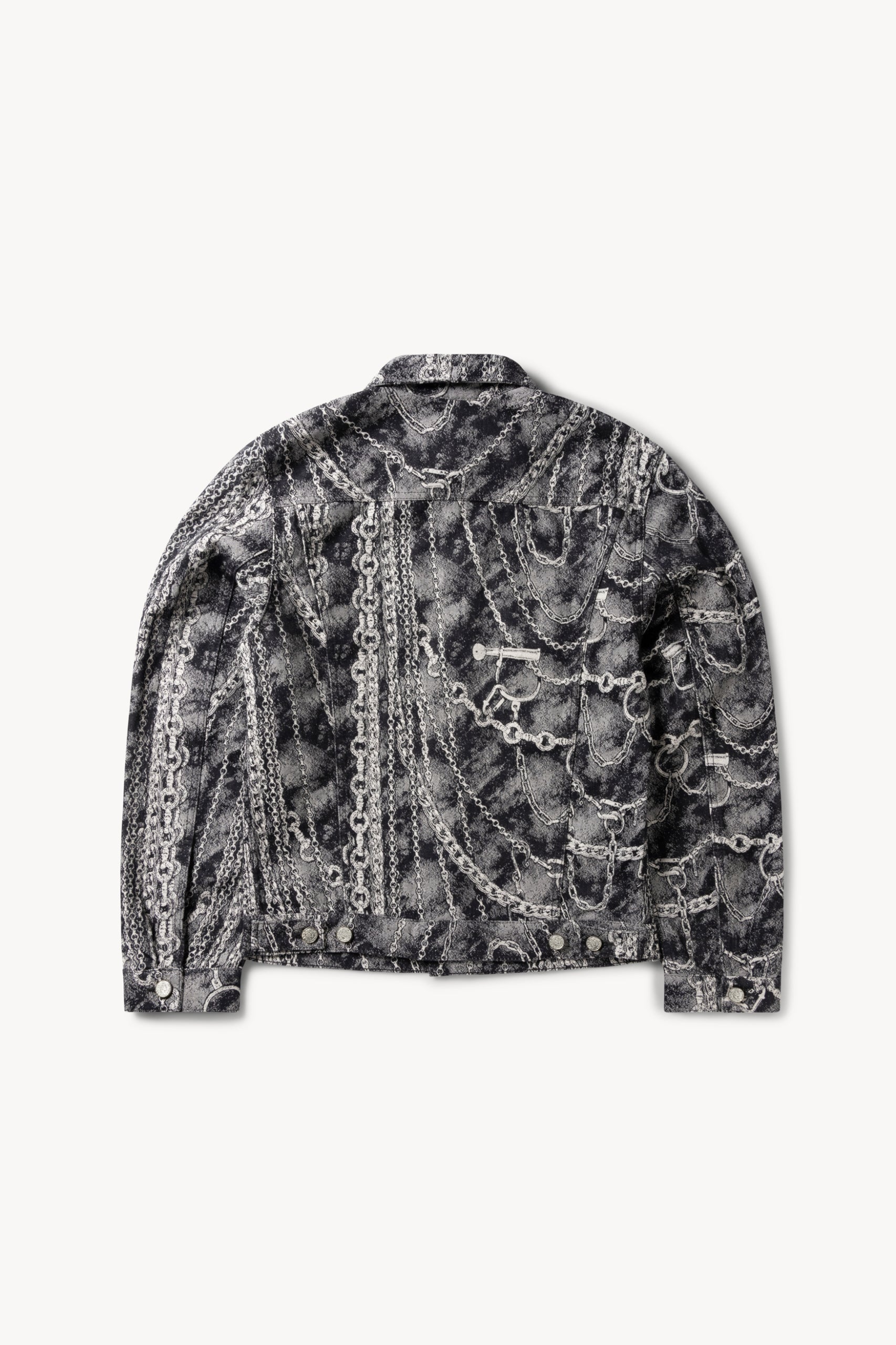 Chains Jacquard Trucker Jacket