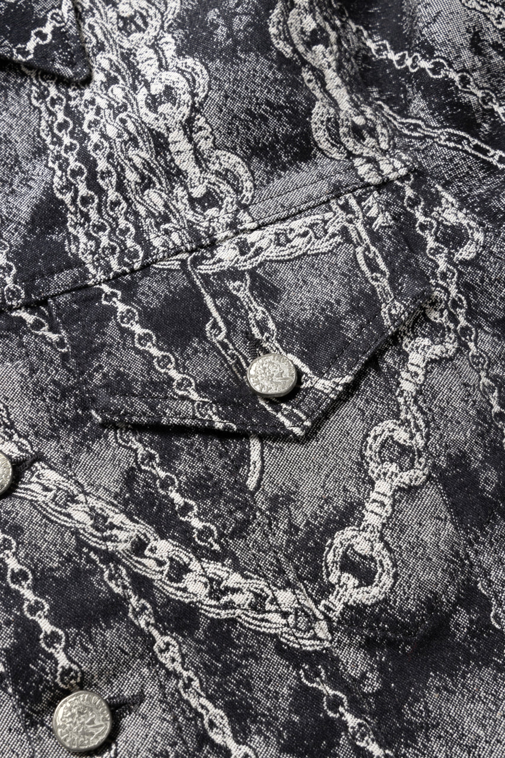 Chains Jacquard Trucker Jacket