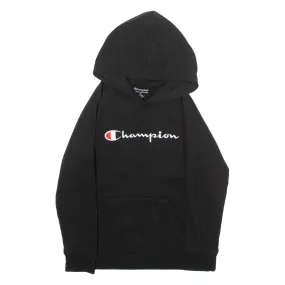 CHAMPION Boys Black Hoodie XL