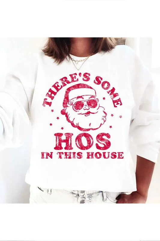 CHRISTMAS HOS GRAPHIC SWEATSHIRT PLUS SIZE