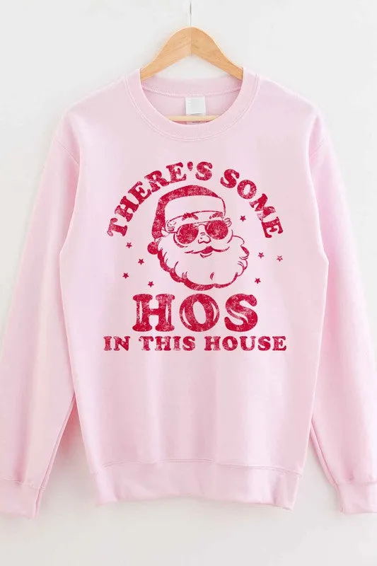 CHRISTMAS HOS GRAPHIC SWEATSHIRT PLUS SIZE