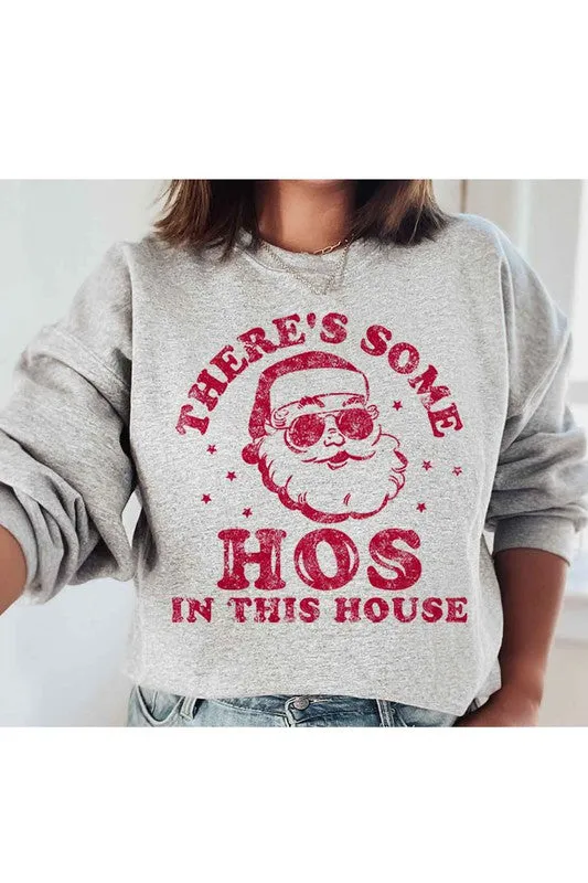 CHRISTMAS HOS GRAPHIC SWEATSHIRT PLUS SIZE