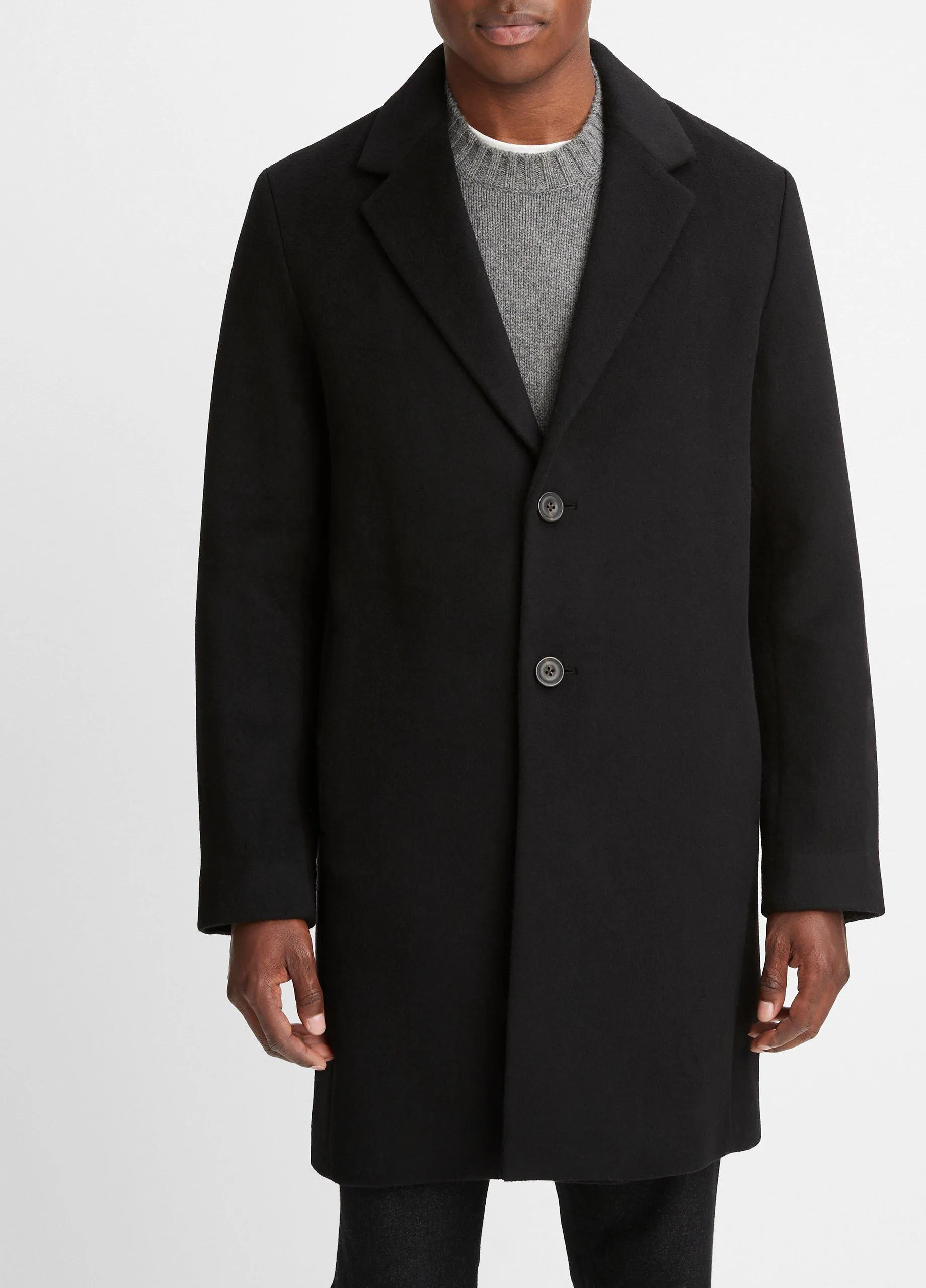 Classic Italian Wool-Blend Coat