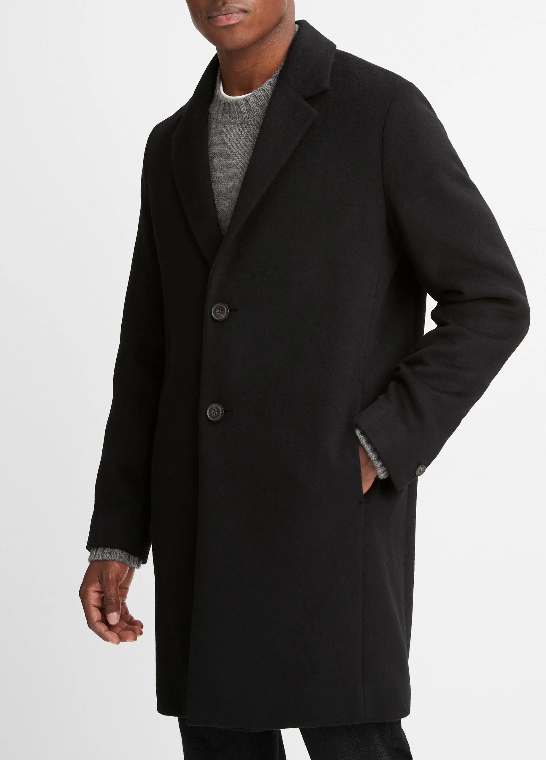 Classic Italian Wool-Blend Coat