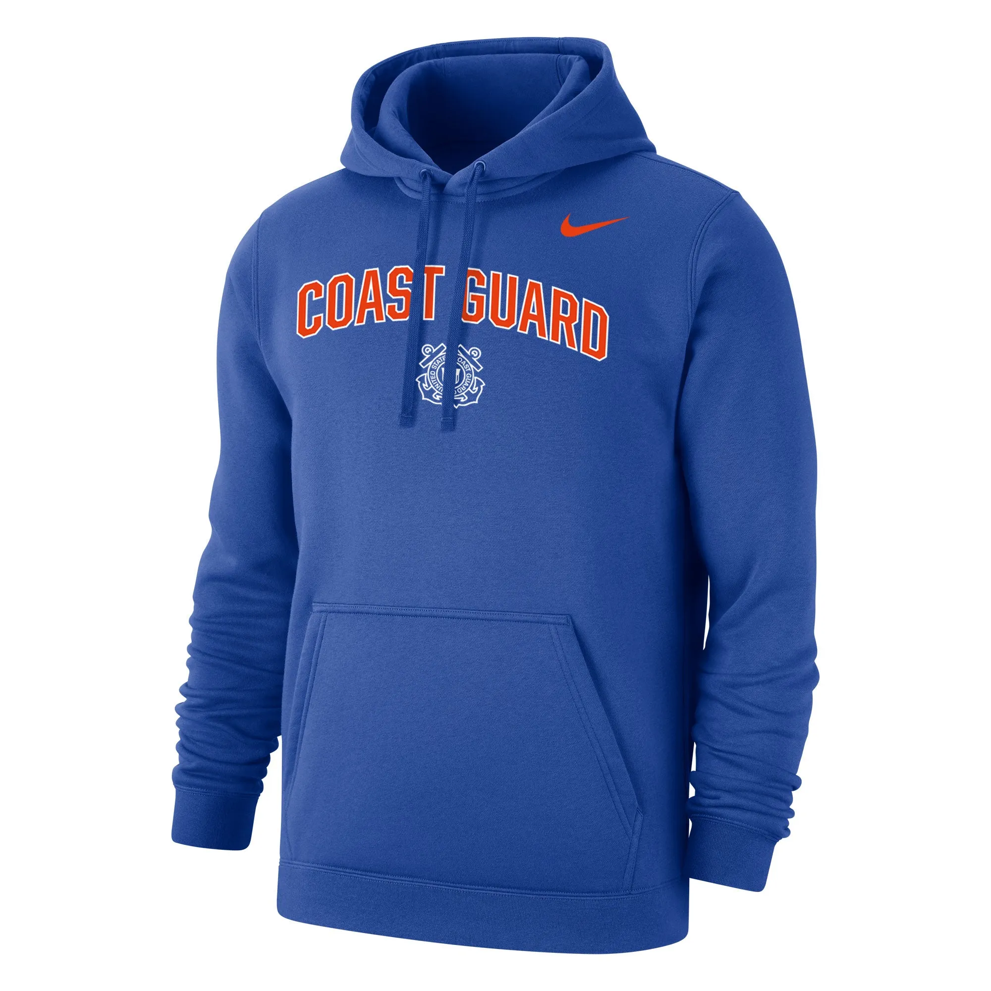 Coast Guard Nike Mens Club Fleece Hoodie Sweatshirt