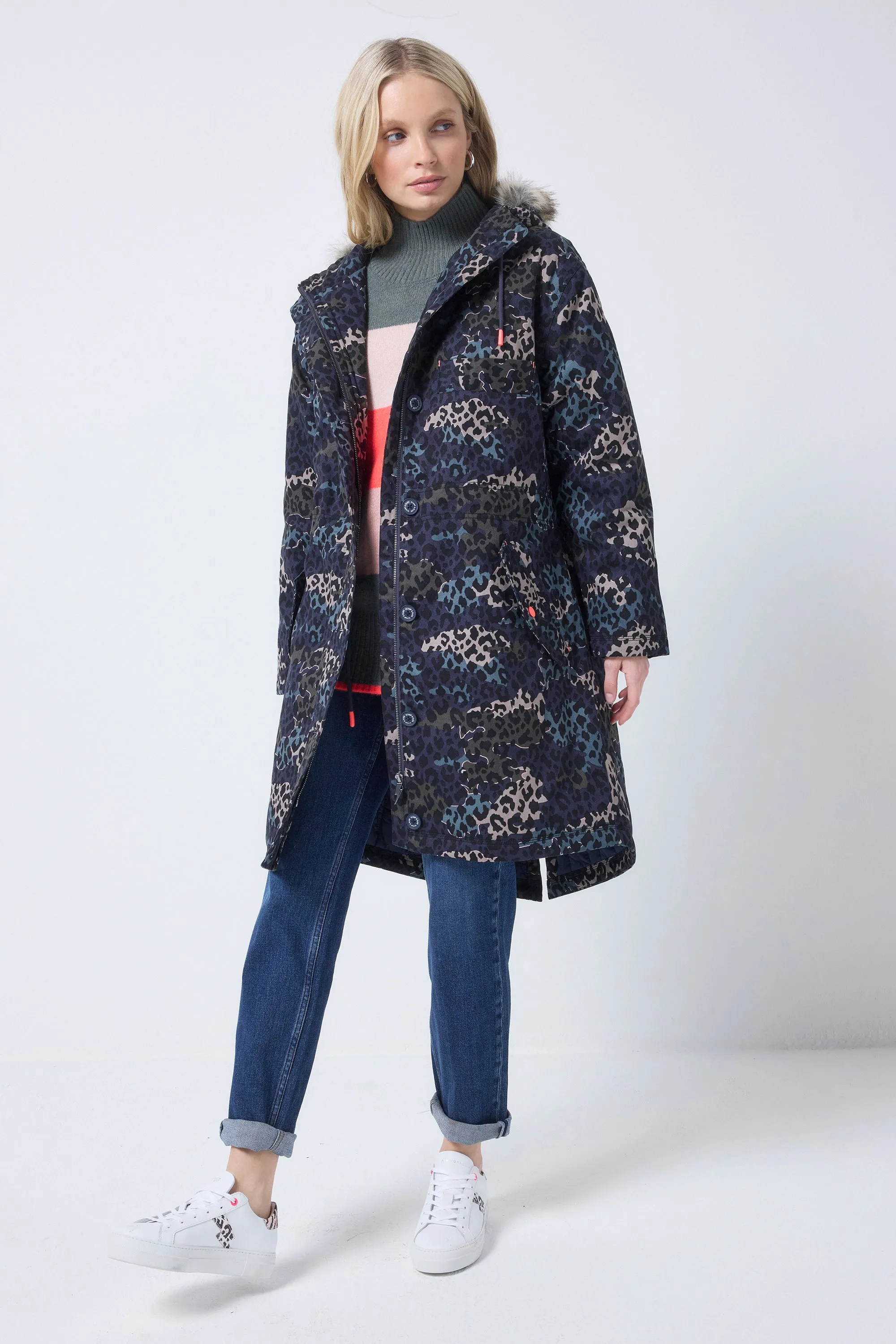 COMING SOON: Navy Wild Camo Parka