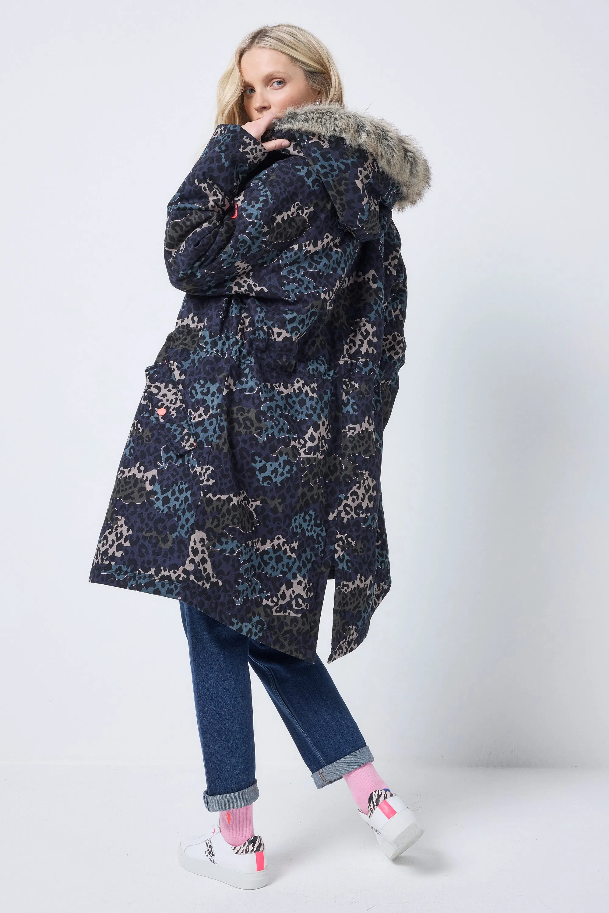 COMING SOON: Navy Wild Camo Parka